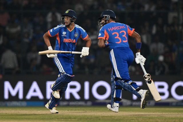 [WATCH] Dube, Hardik Strike 100m+ Sixes Off Scholtz In IND vs NAM Match