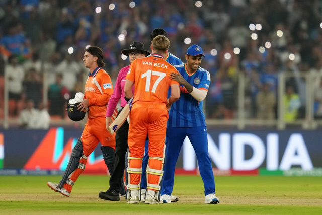 Team India Star Swaps Jersey with Aryan Dutt Following IND vs NED T20 World Cup 2026 Clash