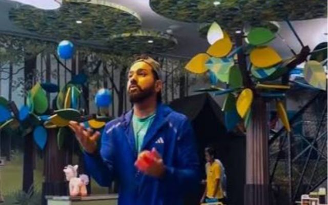 [WATCH] Rohit Sharma Takes A Refreshing Break From Cricketing Action