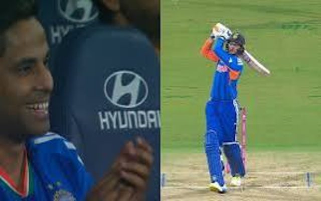 [WATCH]- Suryakumar Yadav’s Viral Reaction Steals Spotlight After Abhishek’s Towering Hit