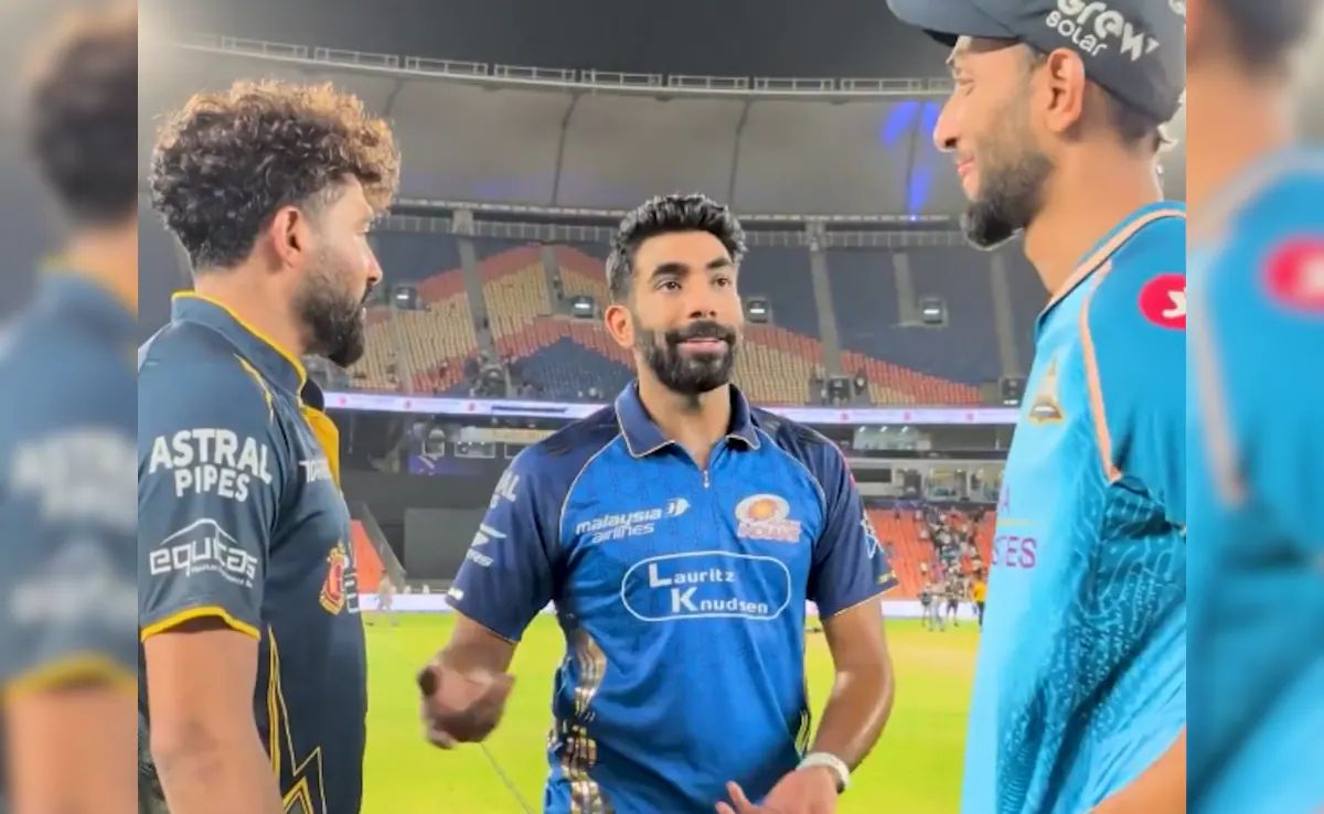 [WATCH] Mohammed Siraj Shares Light Moment With Jasprit Bumrah After GT vs MI Clash