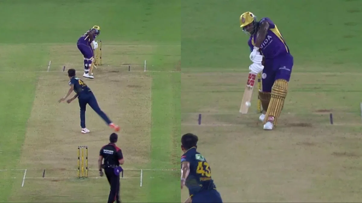 [WATCH] Rovman Powell Hits Back At Prasidh Krishna In GT vs KKR IPL 2026 Encounter