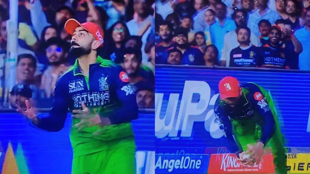 [WATCH] Virat Kohli Takes Stunning Diving Catch To End KL Rahul’s Knock In IPL 2026 Clash