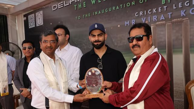 [WATCH]- Virat Kohli Inaugurates Childhood Coach’s Academy Amid Busy IPL Schedule