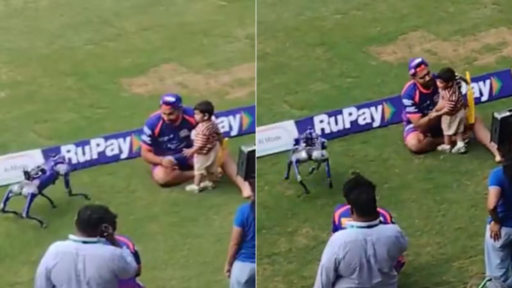 Rohit Sharma with Ahaan