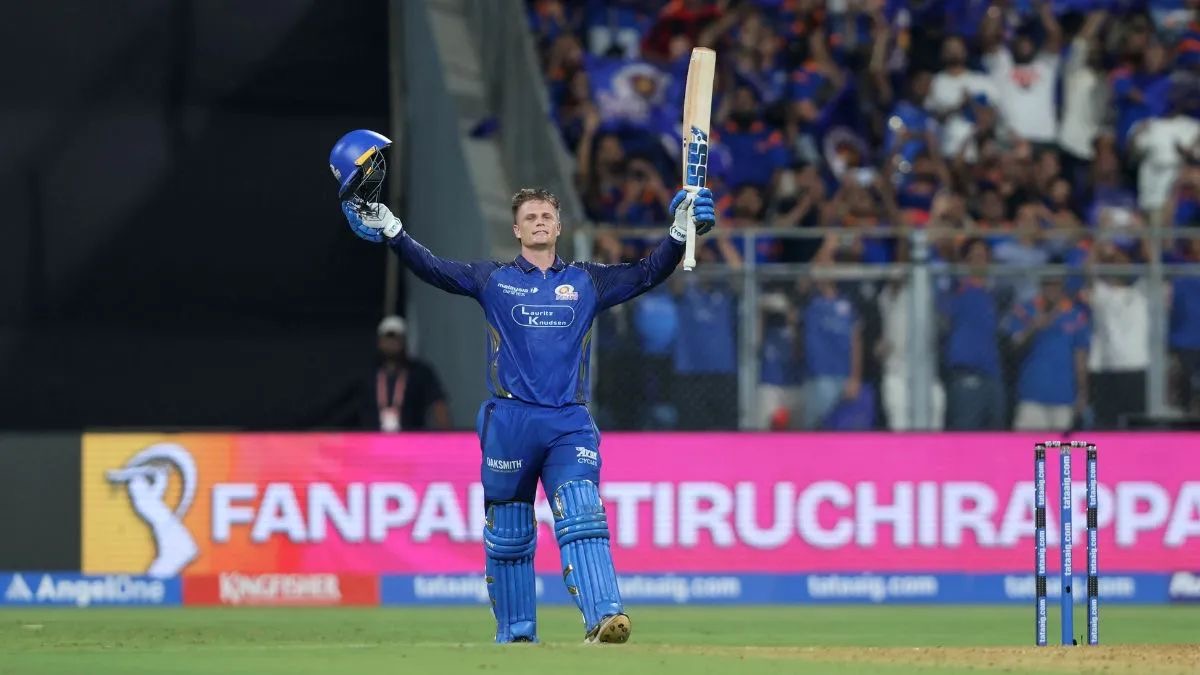 [WATCH] Ryan Rickelton Blasts Fastest IPL Century For Mumbai Indians Against SRH