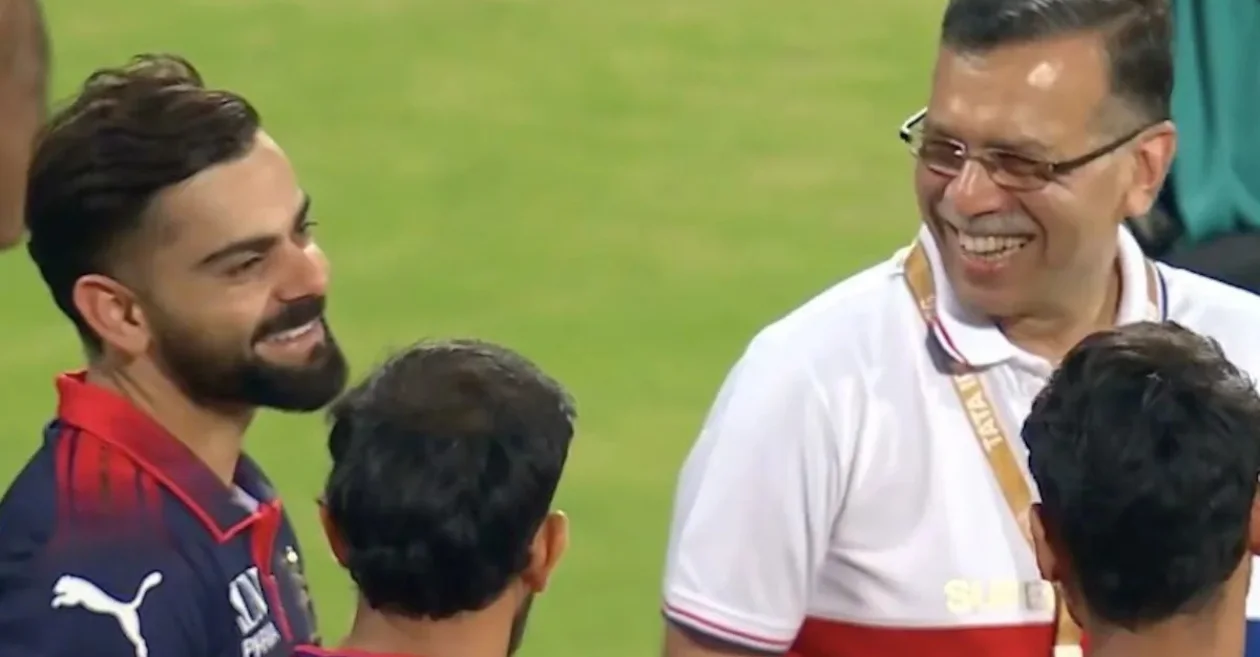 [WATCH] Sanjiv Goenka’s Sweet Gesture While Meeting Virat Kohli Wins Hearts