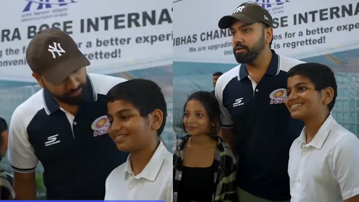 [WATCH]- Rohit Sharma’s Fun Banter With Young Fans Wins Hearts Ahead of MI vs RR Clash