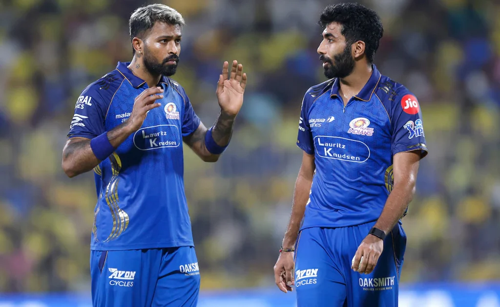 Hardik Pandya and Jasprit Bumrah in action ©BCCI