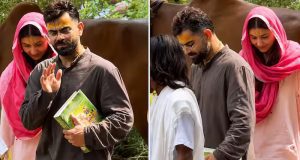 Anushka Sharma and Virat Kohli visit Premanand Maharaj (PC: Virender Chawla)