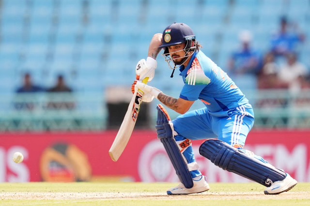 [WATCH]- IND vs AFG: Ishan Kishan Reaches Stunning Hundred In Style With Hat-Trick of Fours