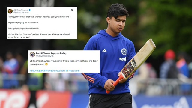 Fans Disappointed As Vaibhav Suryavanshi Misses India XI Again
