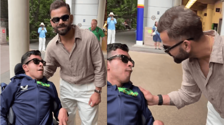 [WATCH]- Virat Kohli Wins Hearts After Meeting Specially Abled Fan At Lord’s