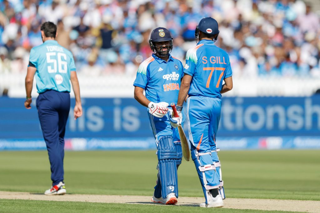 Shubman Gill and Rohit Sharma (Image: BCCI)
