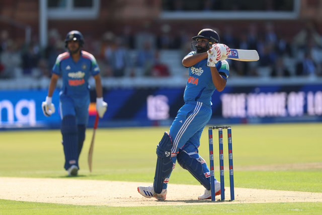 [WATCH]- Rohit Sharma Lights Up Lord’s With Signature Pull Shot Six