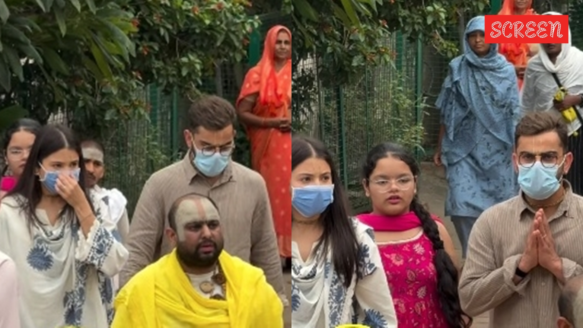 [WATCH]- Virat Kohli, Anushka Sharma Seek Blessings At Premanand Ji Maharaj’s Ashram Again