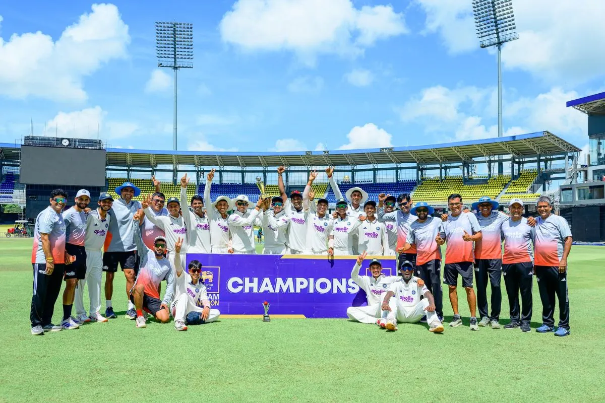India U19 Defeat Sri Lanka U19 by 211 Runs to Win Multi-Day Series 1-0